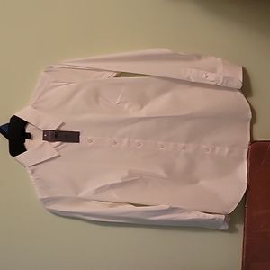 Ann Taylor White Button Down Top